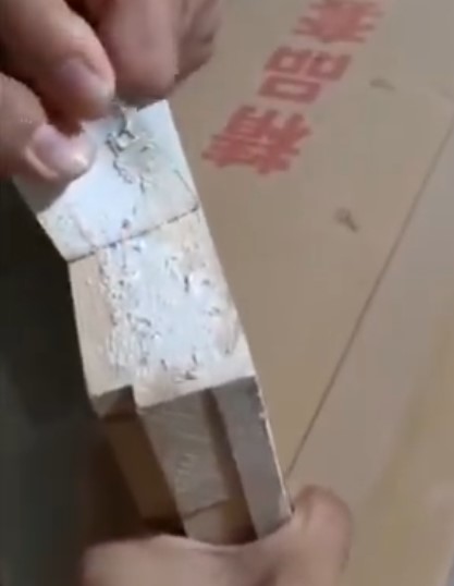 粘好后的熱熔膠測(cè)試性能